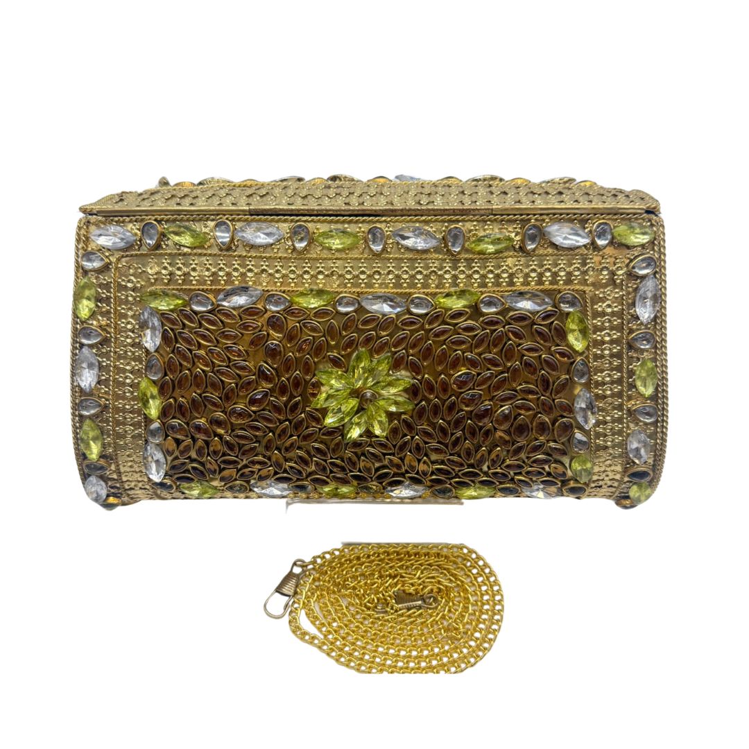 Kundan Pearl Clutch - 3