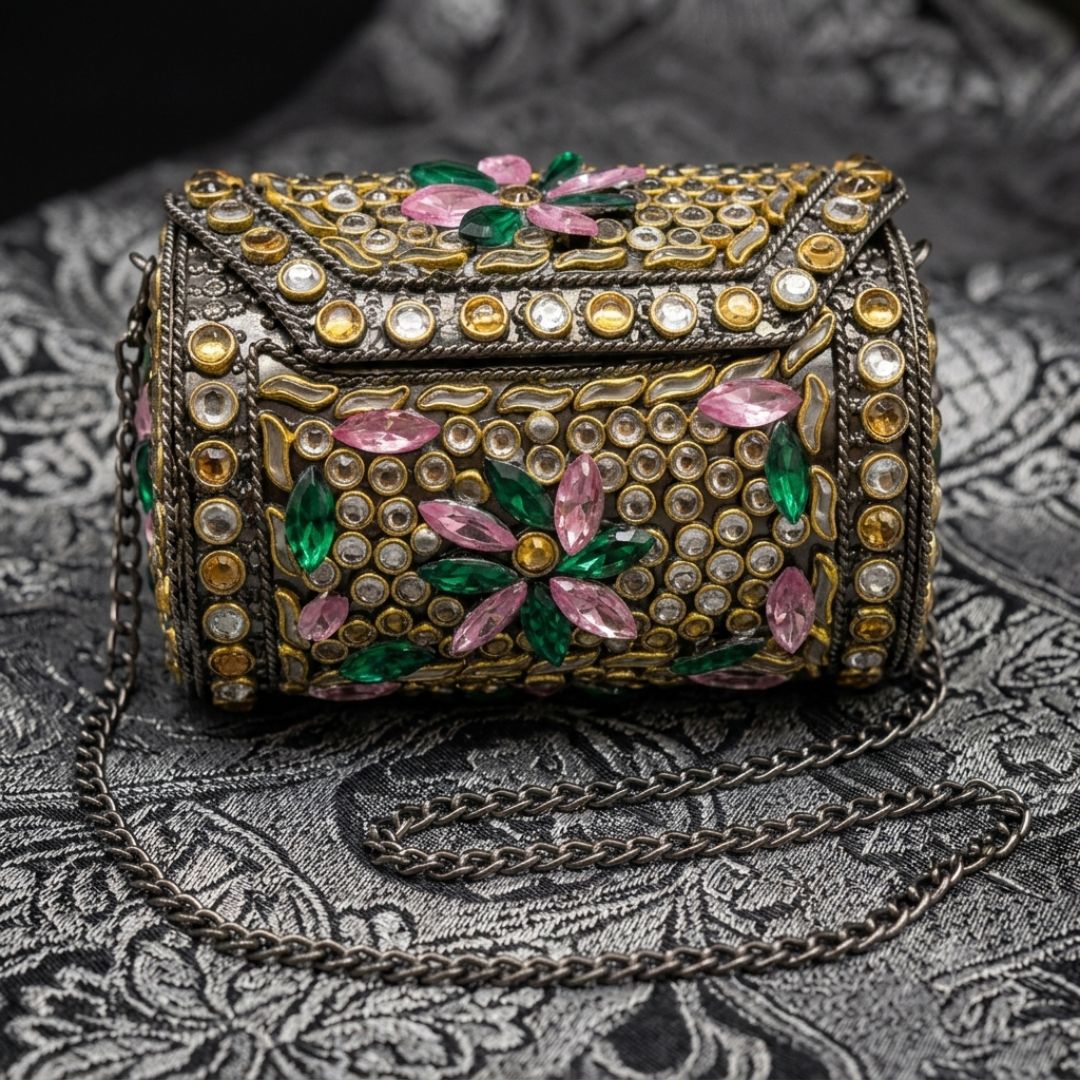 Kundan Mini Clucth - 35