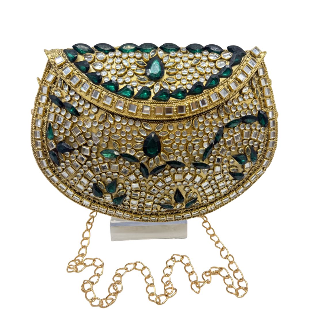 Kundan Pearl Clutch - 4