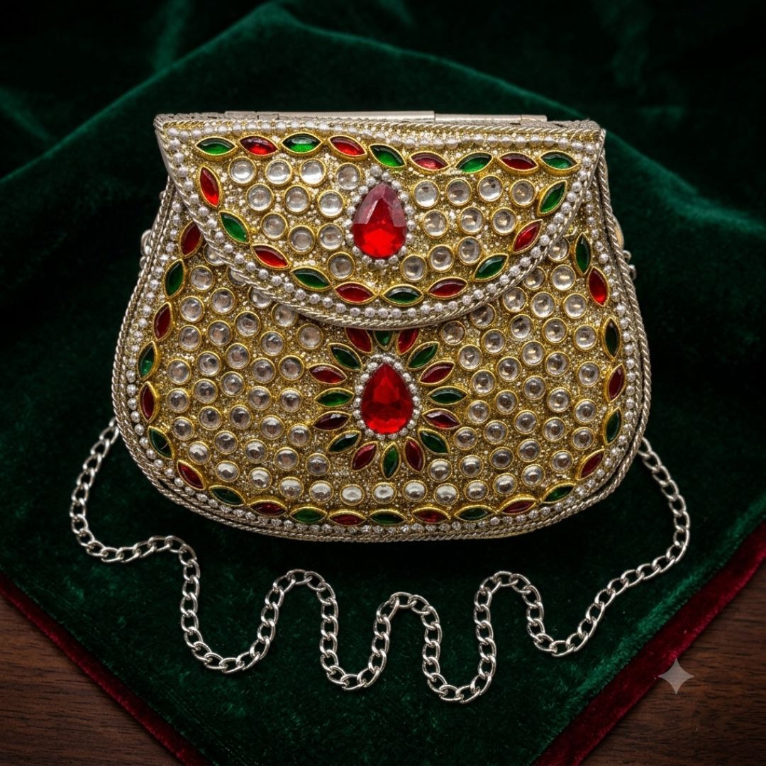 Kundan Mini Clucth - 37