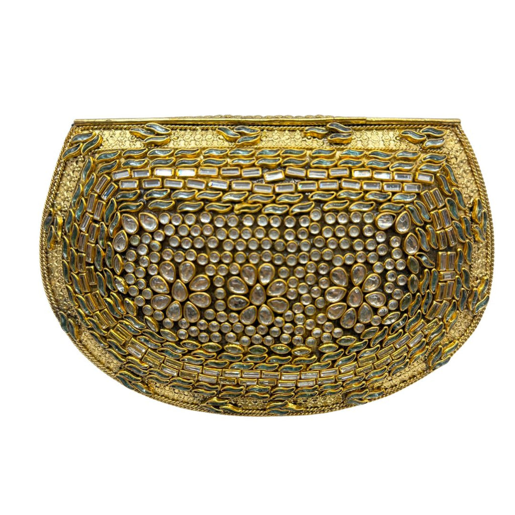 Kundan Pearl Clutch - 4