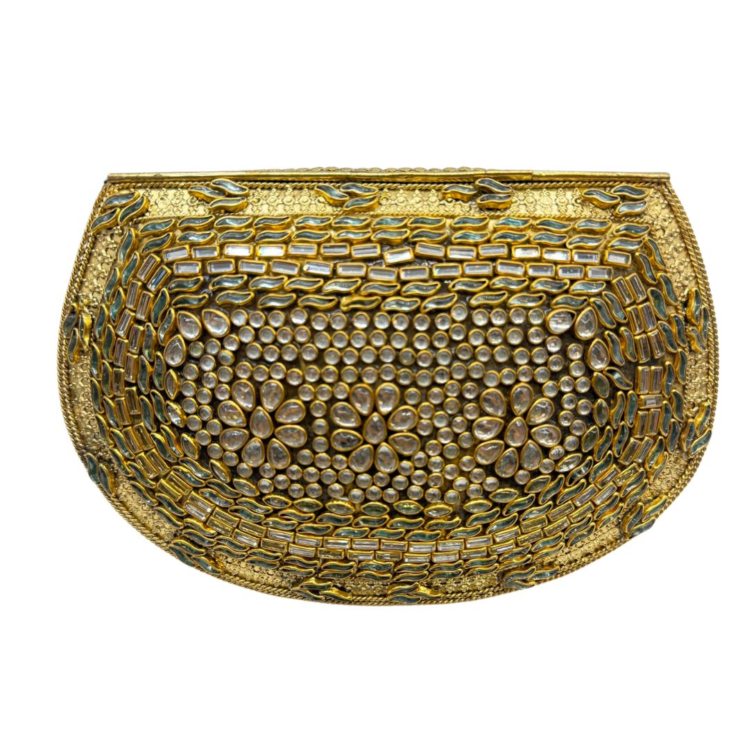 Kundan Pearl Clutch - 4