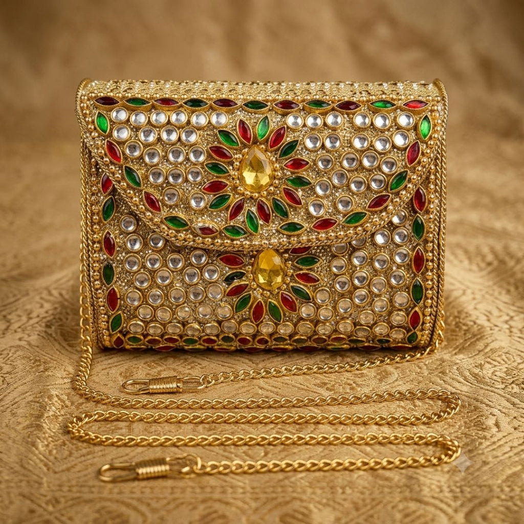 Kundan Mini Clucth - 40