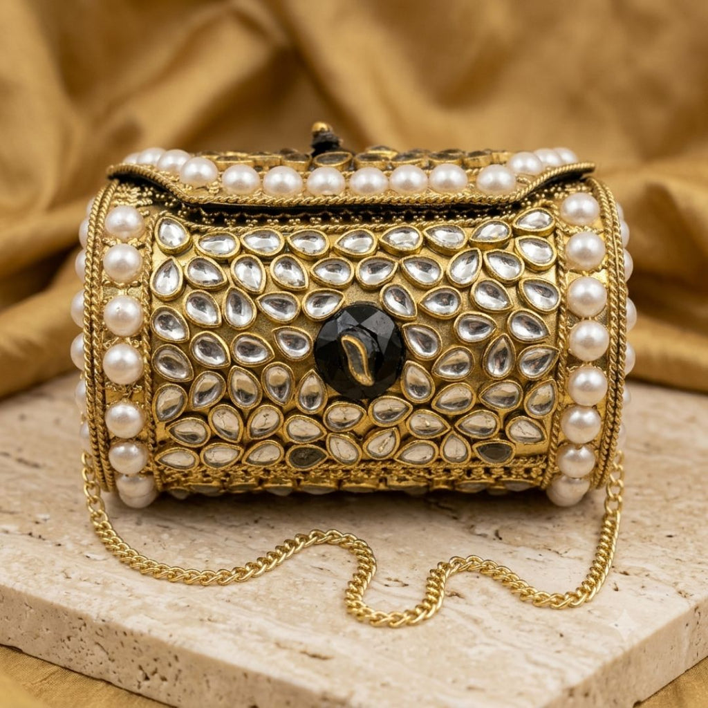 Kundan Mini Clucth - 25