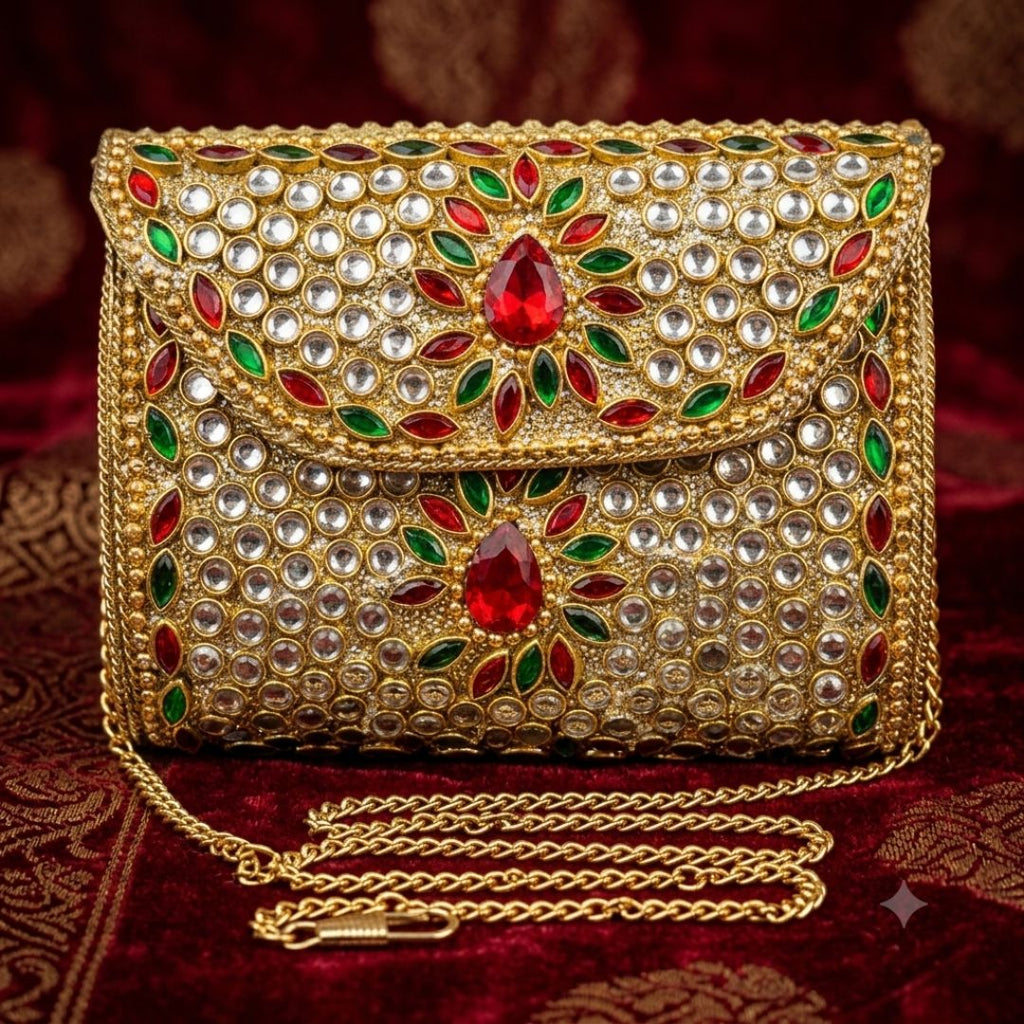 Kundan Mini Clucth - 39