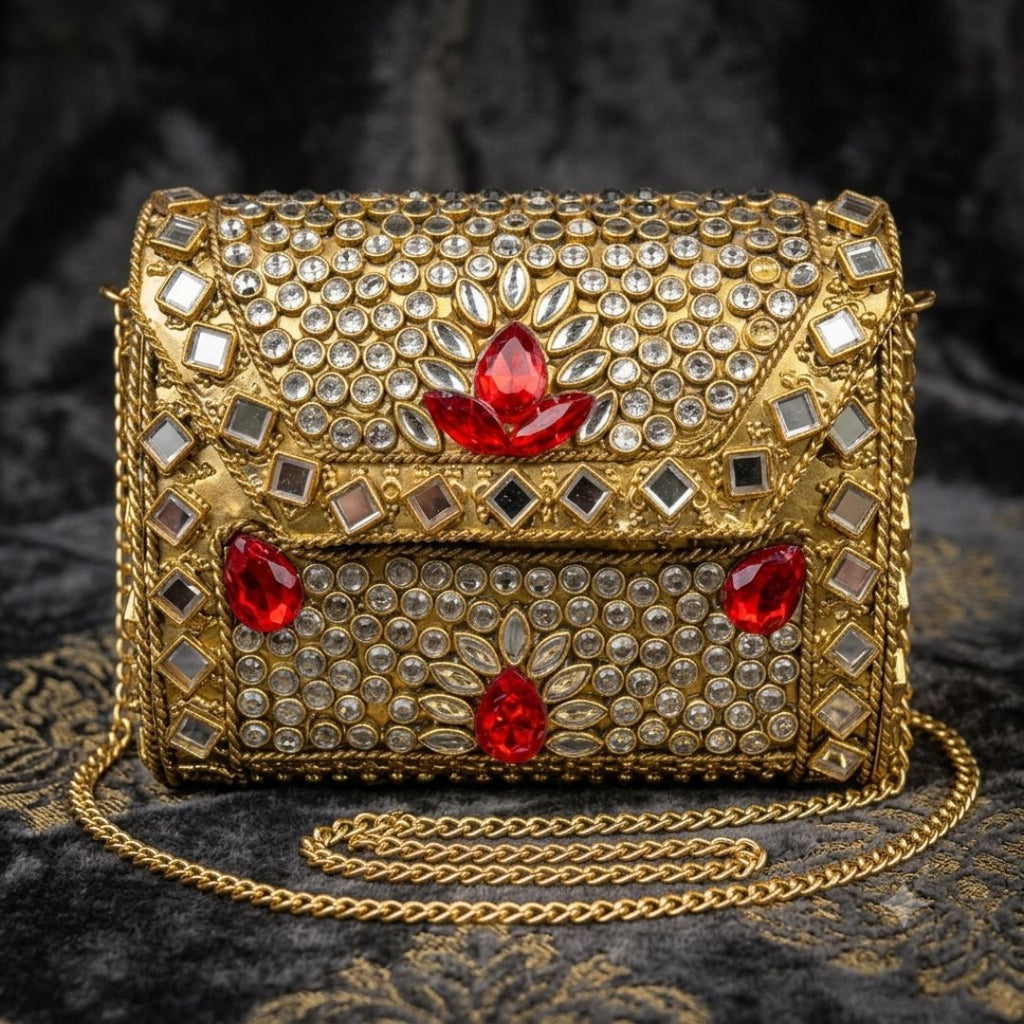 Kundan Mini Clucth - 41