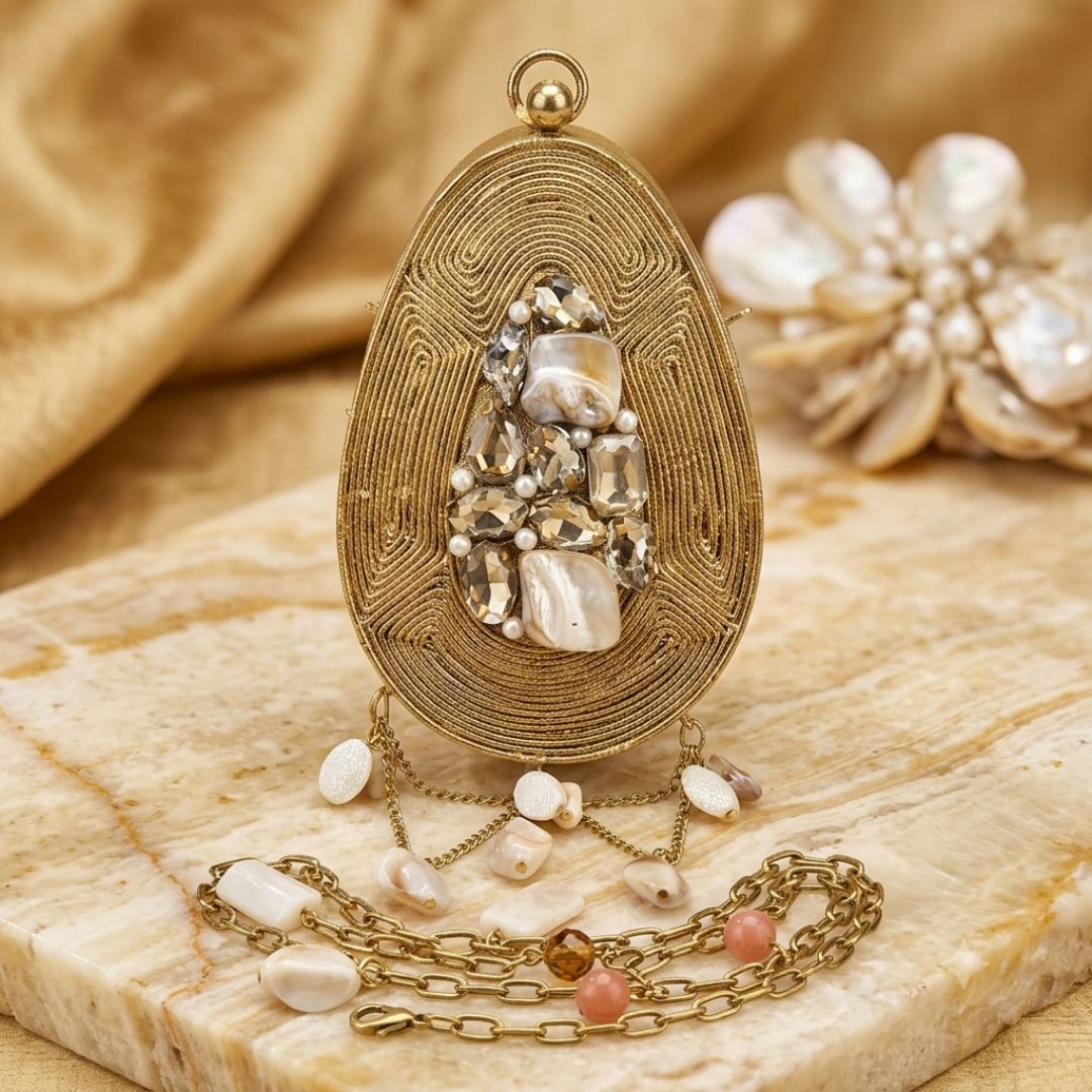 Kundan Mini Clucth - 21