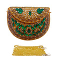 Kundan Pearl Clutch - 7