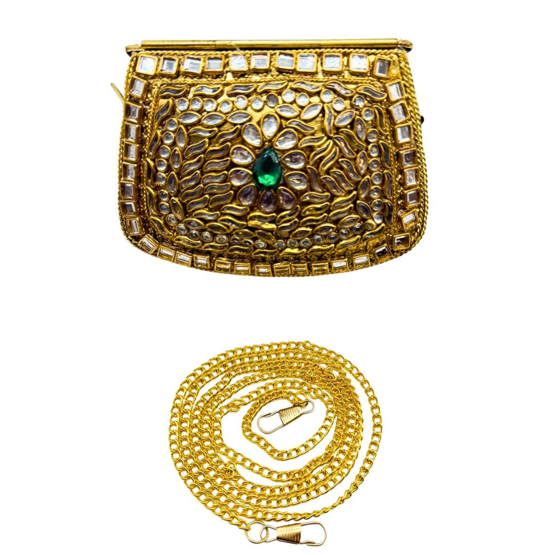 Kundan Mini Clucth - 28