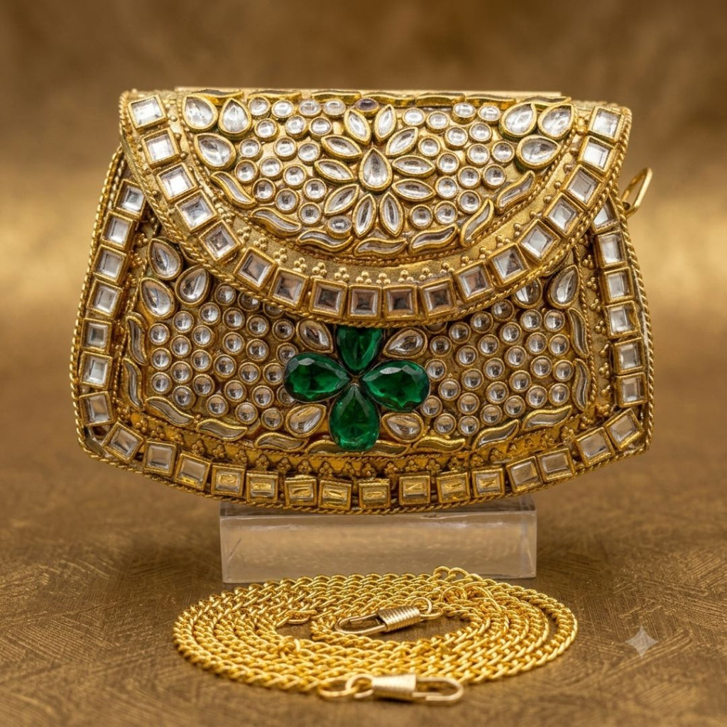 Kundan Mini Clucth - 28