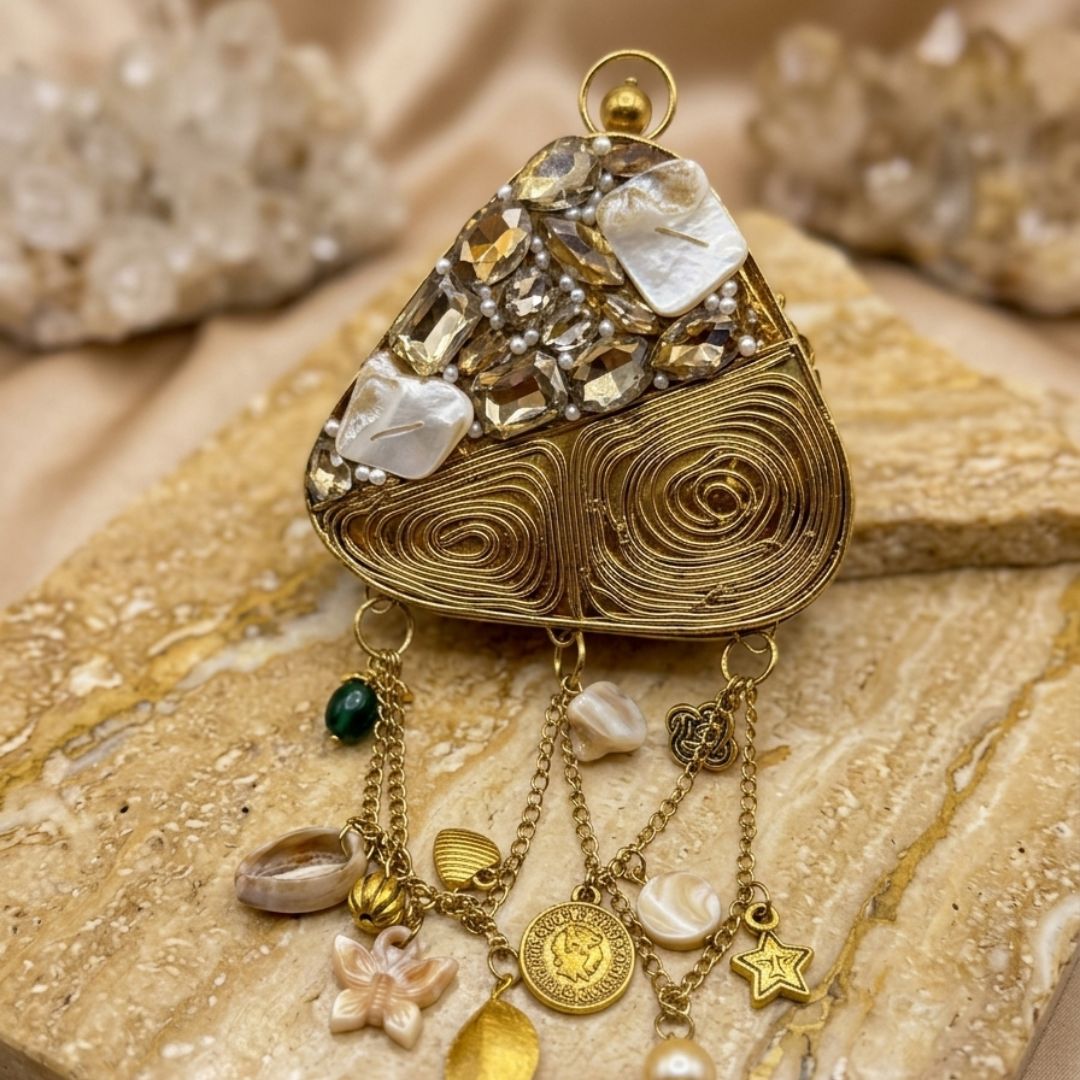 Kundan Mini Clucth - 7