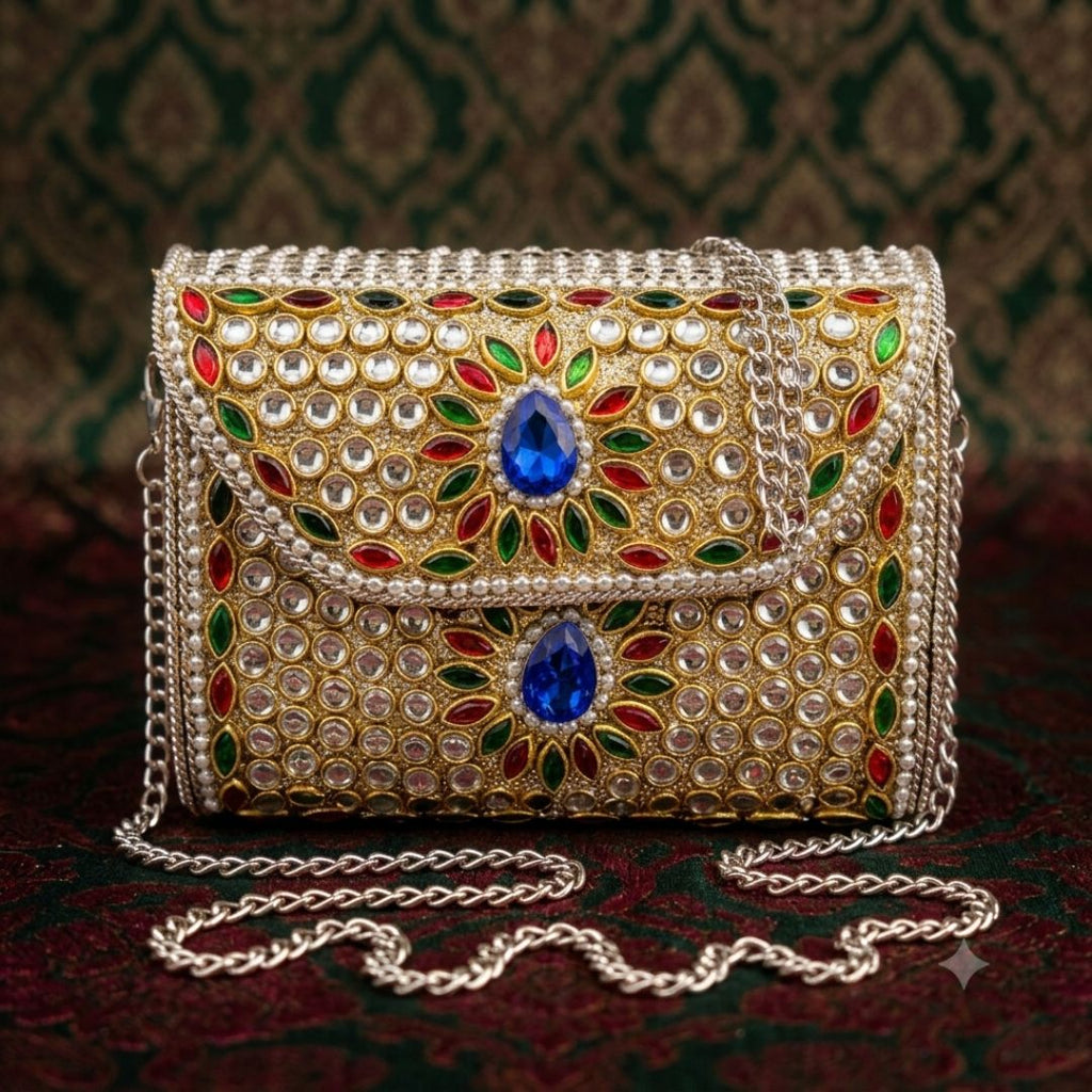 Kundan Mini Clucth - 47