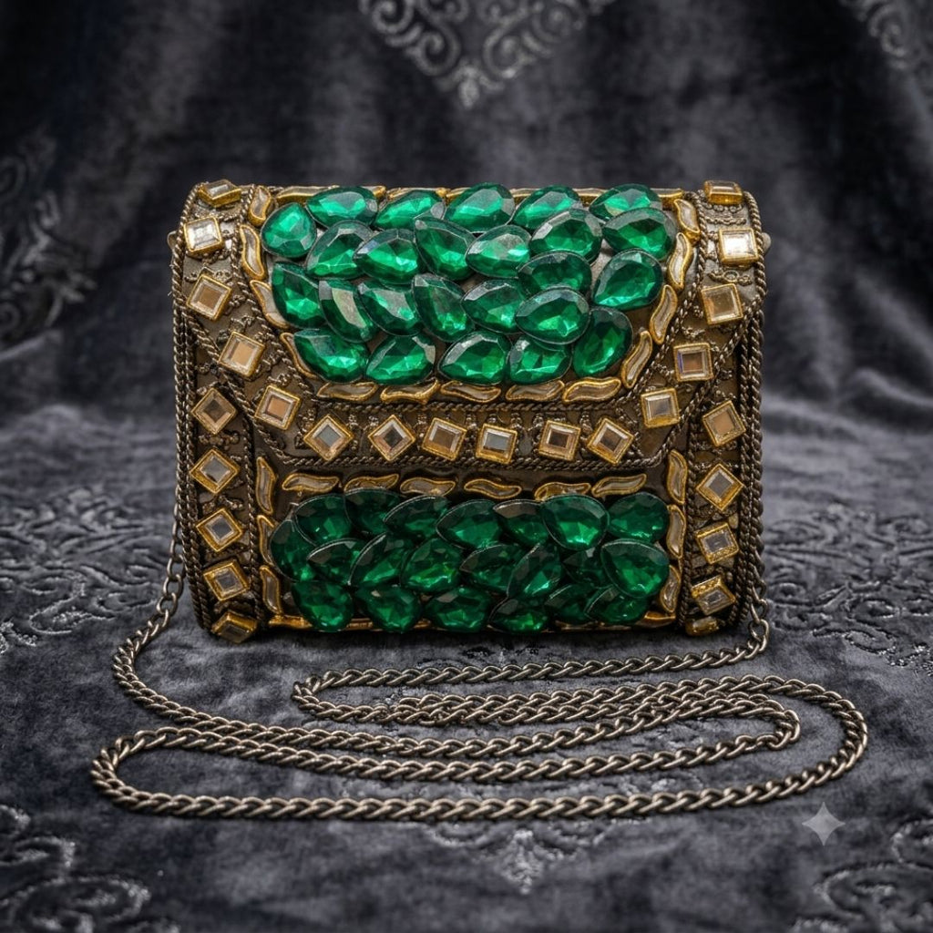 Kundan Mini Clucth - 48