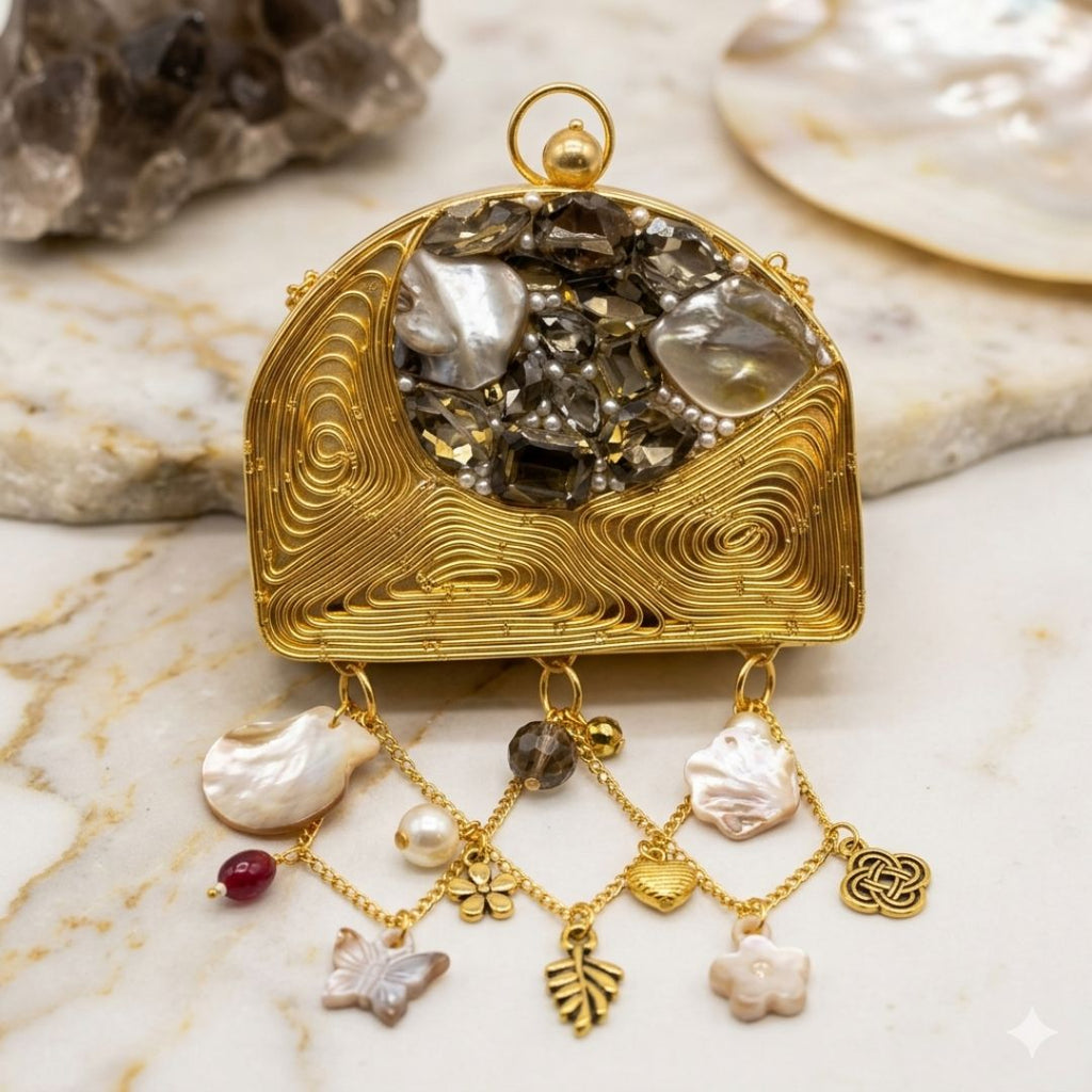 Kundan Mini Clucth - 8