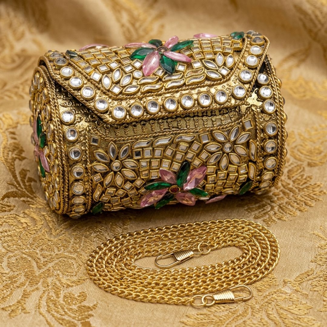 Kundan Mini Clucth - 31