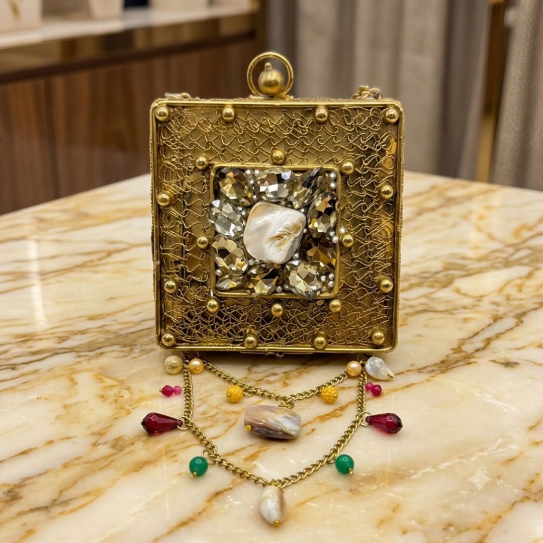 Kundan Mini Clucth - 16