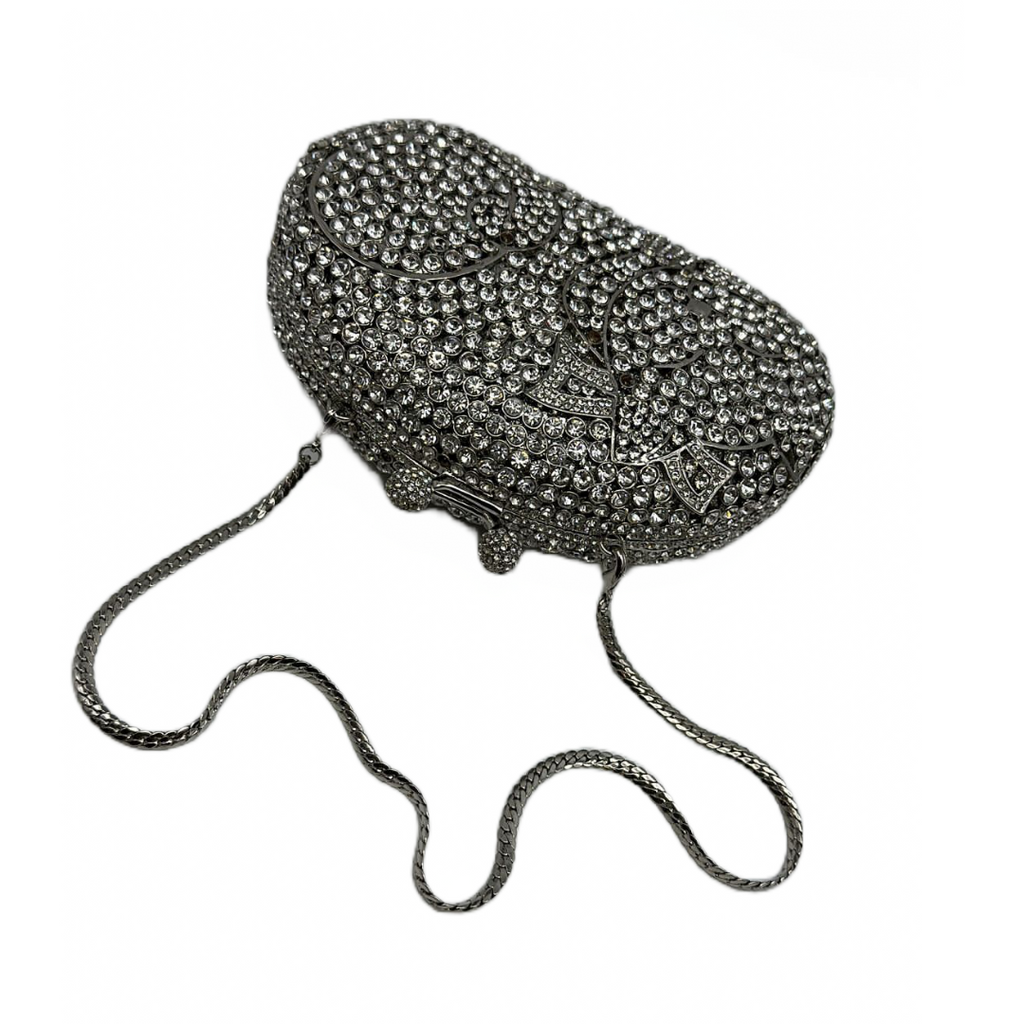 Silver Bean Clutch