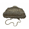 Gold and Silver Waves Clutch