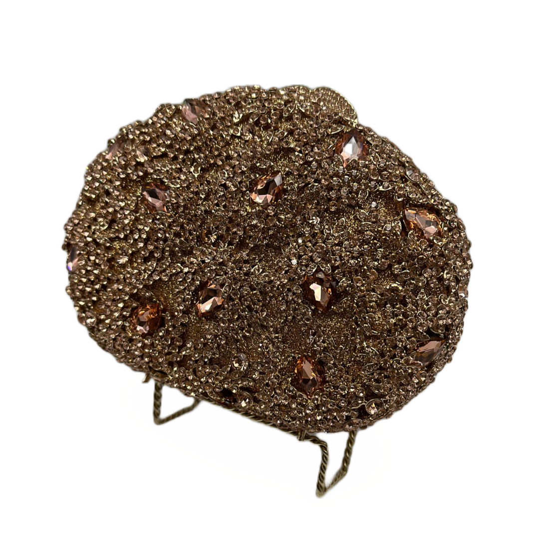 Copper Chunky Stones Clutch