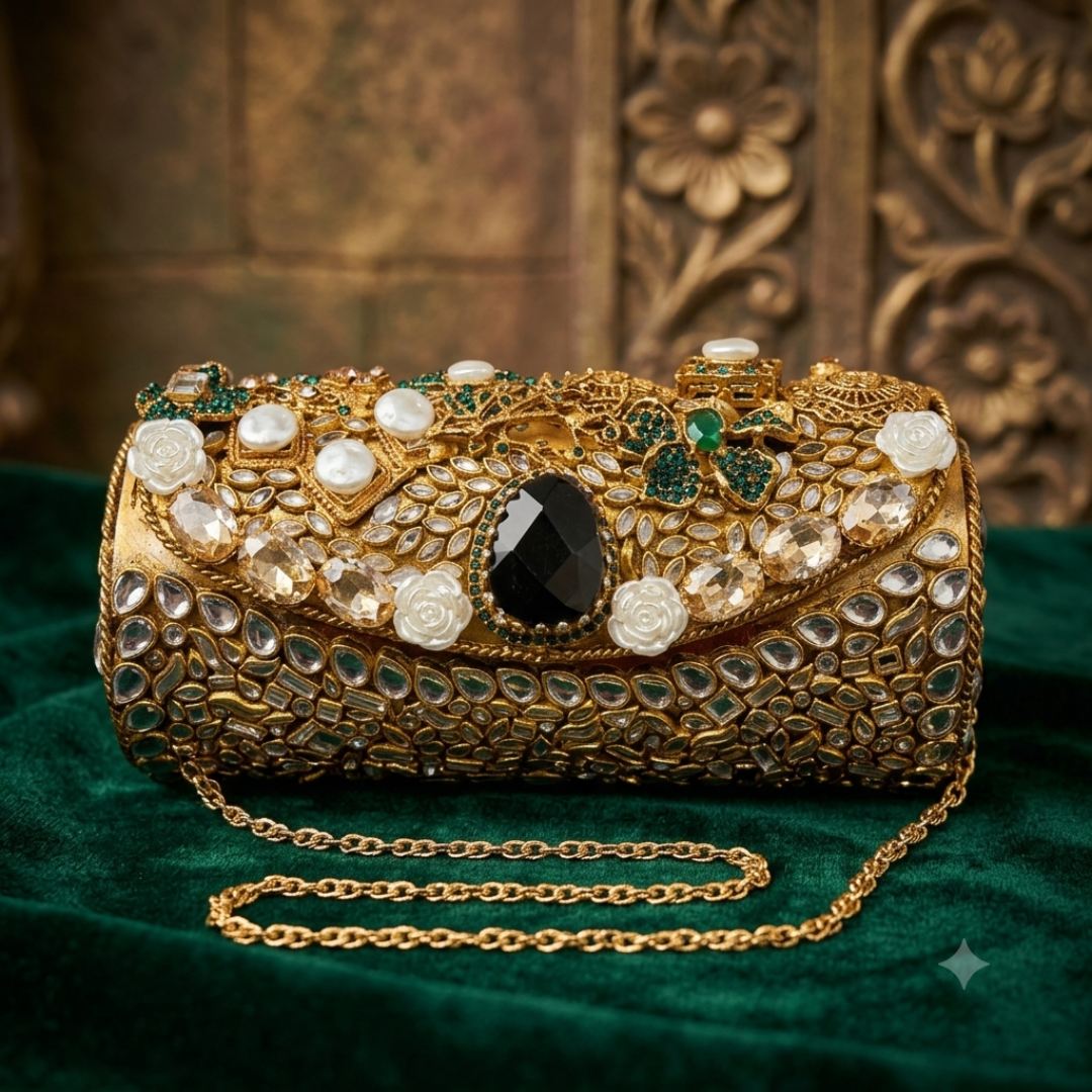 Kundan Mini Clucth - 54