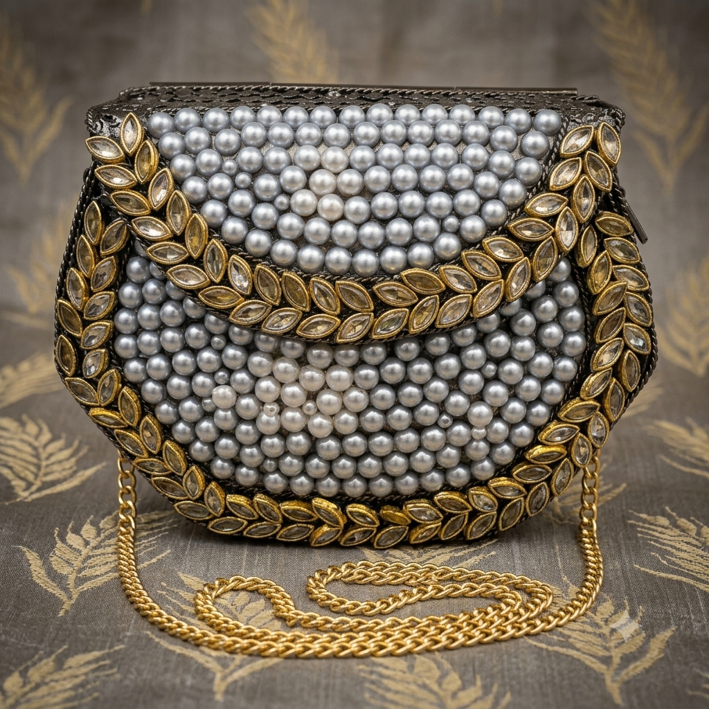 Kundan Mini Clucth - 46