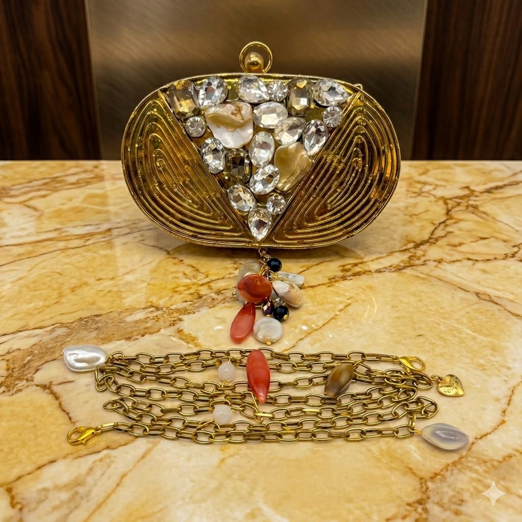 Kundan Mini Clucth - 6