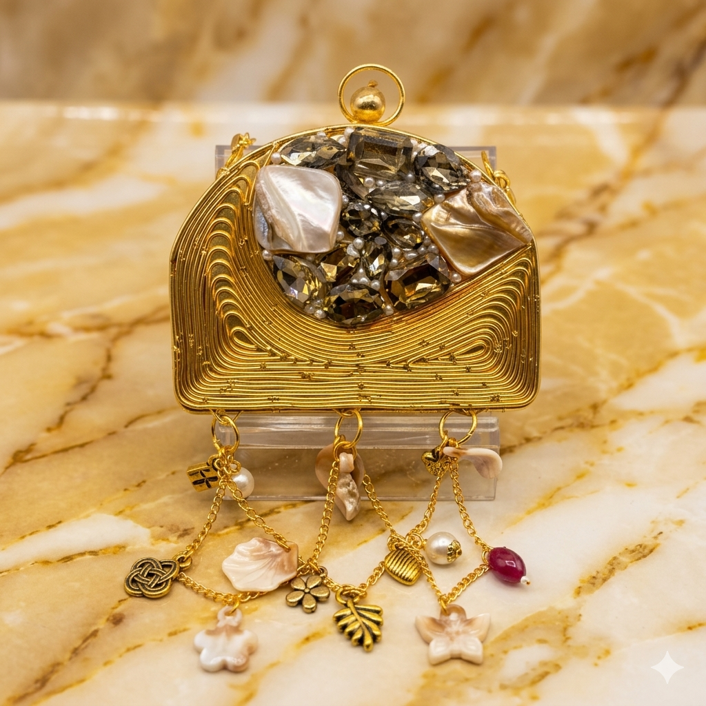 Kundan Mini Clucth - 8
