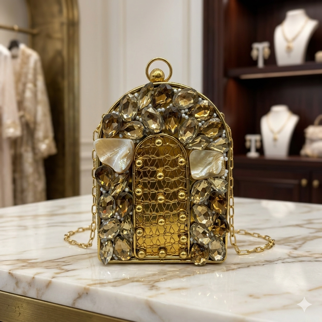 Kundan Mini Clucth - 4