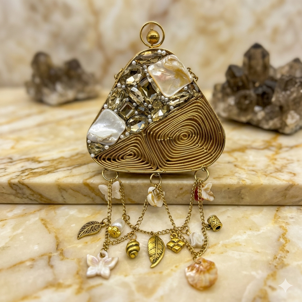 Kundan Mini Clucth - 9