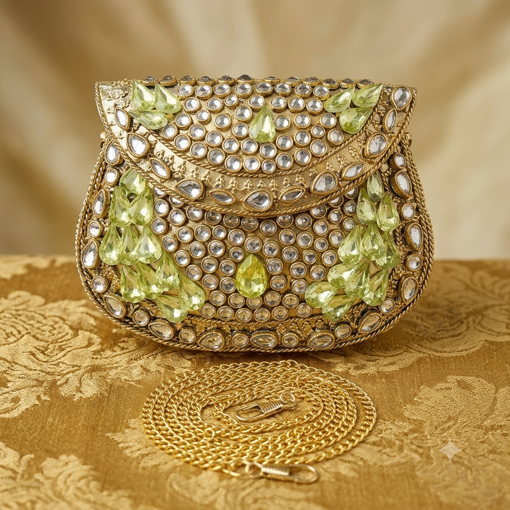 Kundan Mini Clucth - 33