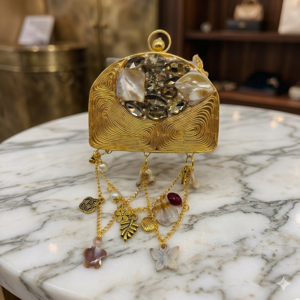 Kundan Mini Clucth - 1