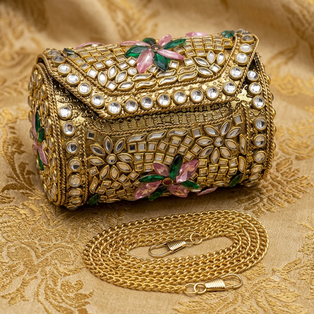 Kundan Mini Clucth - 31