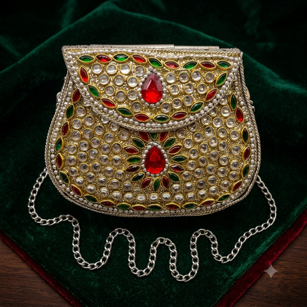Kundan Mini Clucth - 37