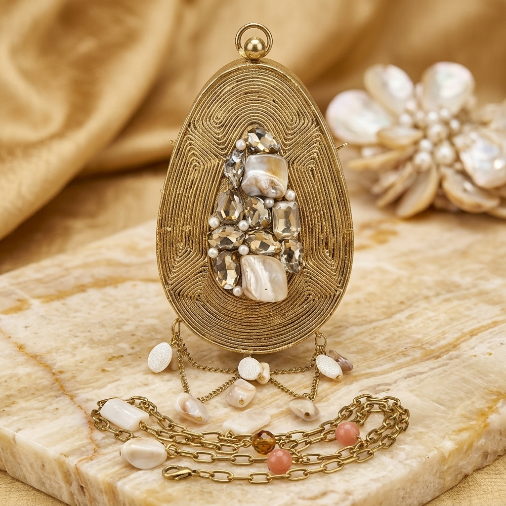 Kundan Mini Clucth - 21
