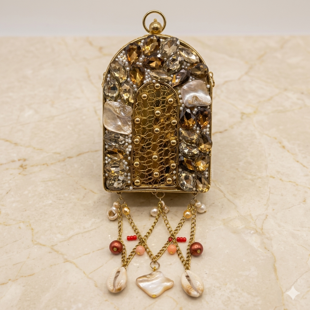 Kundan Mini Clucth - 5