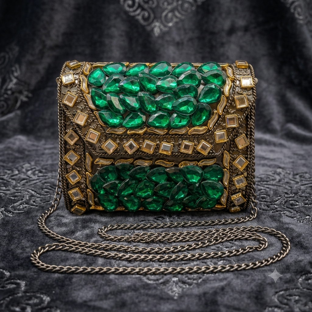 Kundan Mini Clucth - 48