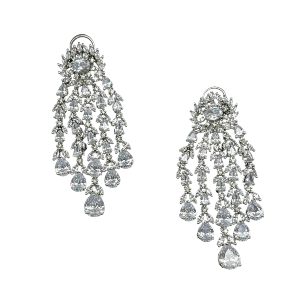 Silver Hanging Style Earrings