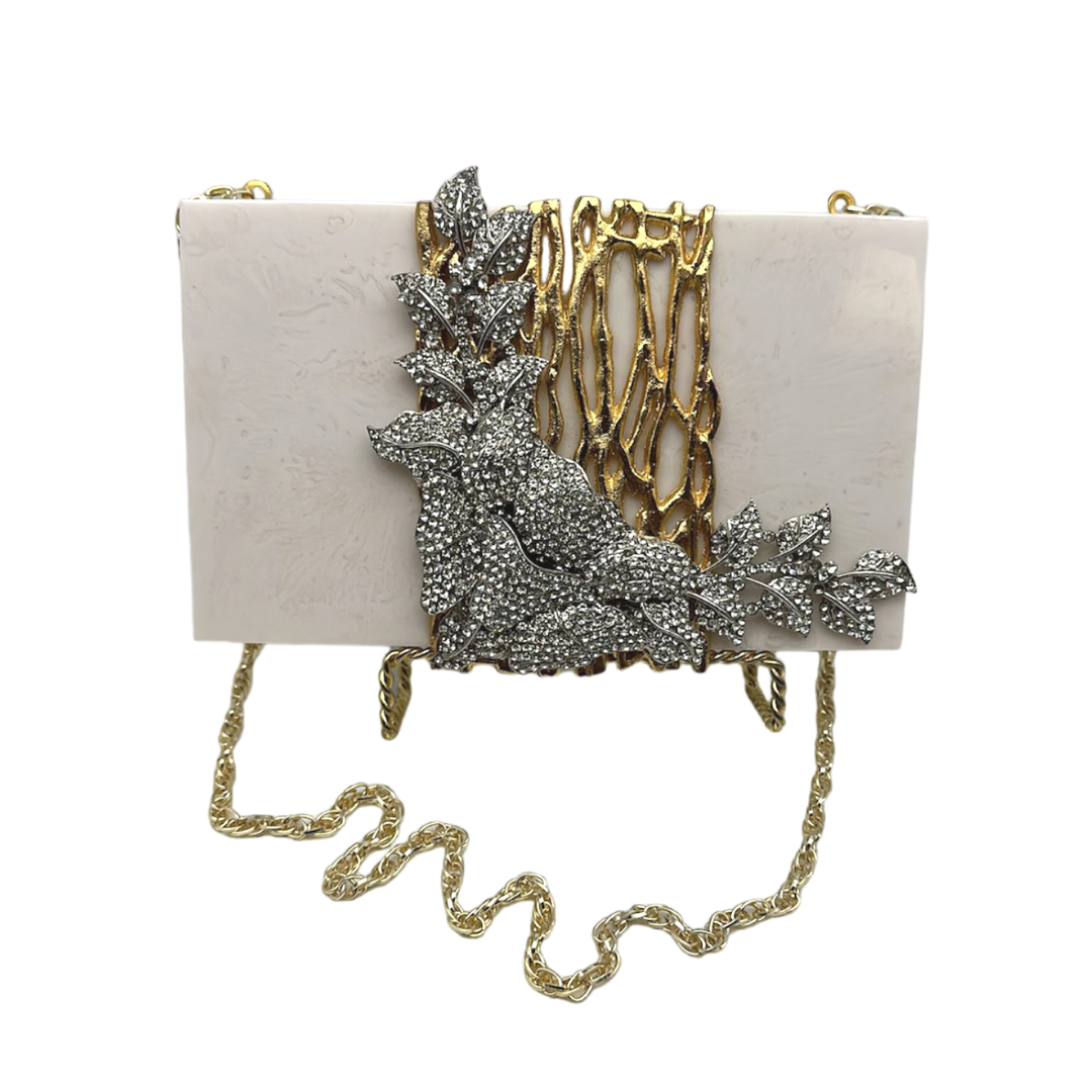 Glitter Marble Clutch