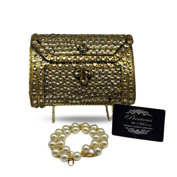 Artisan Kundan Clutch